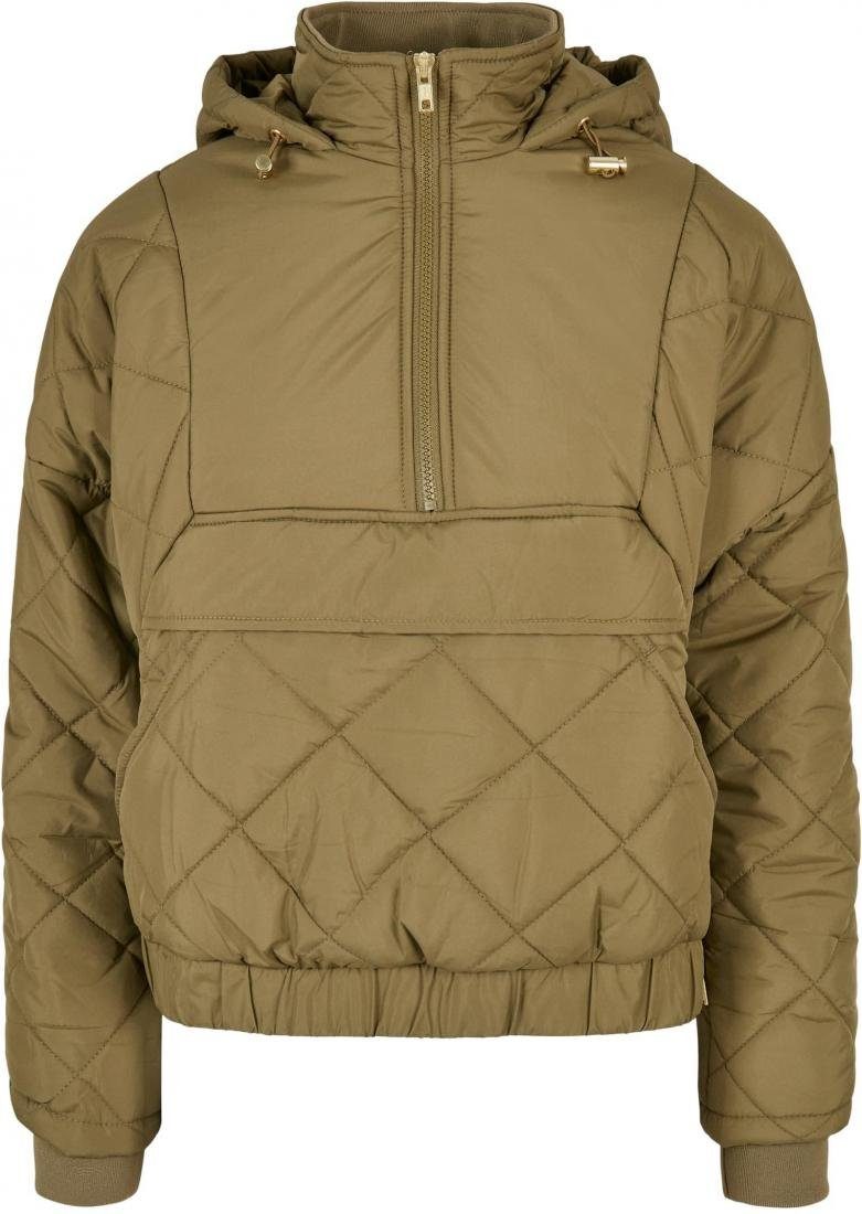 URBAN CLASSICS Outdoorjacke Ladies Oversized Diamond Quilted Pull Over Jacket Steppjacke