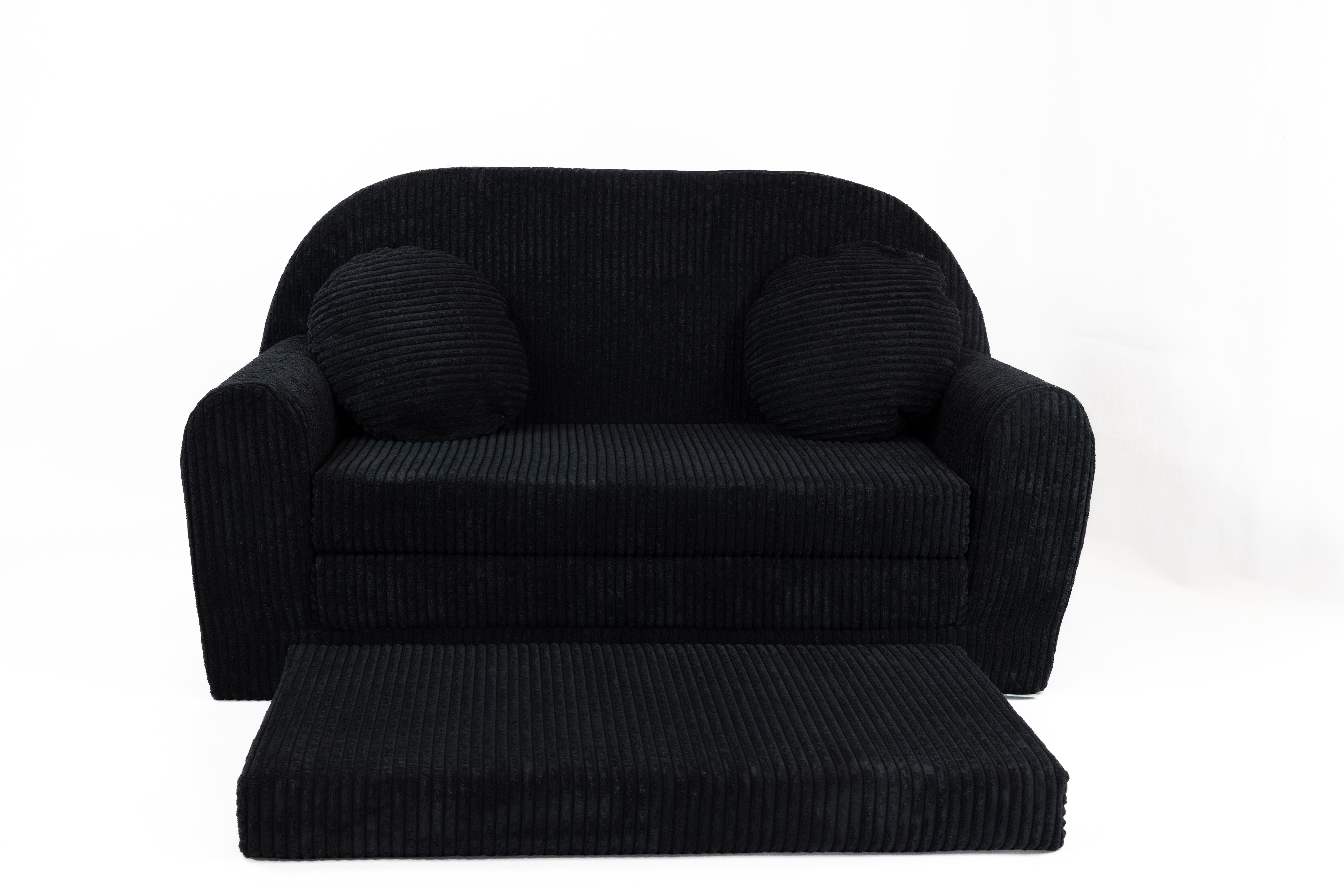 FORTISLINE Kindersofa Kindersofa Rosalia Ausklappbares Sofa aus Cord mit Ve günstig online kaufen