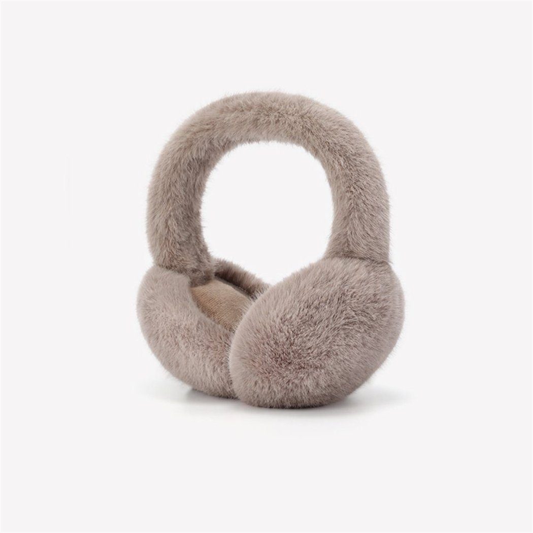 DAYUT Ohrenmütze Unisex furry earmuffs, foldable for winter warmth, black (1-St) | Ohrenmützen