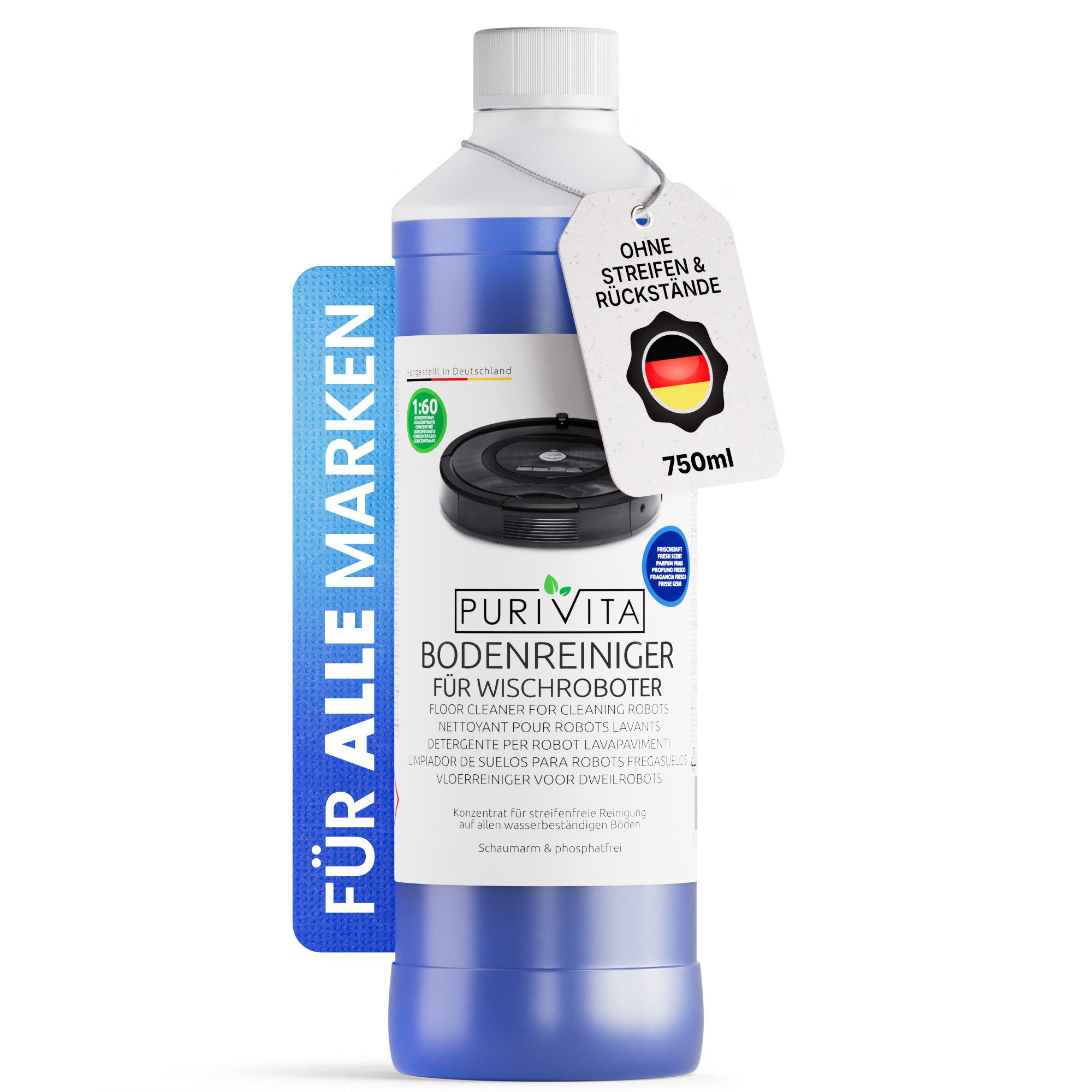 Purivita Wischroboter Fussbodenreiniger (Konzentrat)