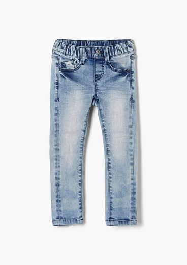 s.Oliver 5-Pocket-Jeans »Slim Fit: Joggstyle-Jeans« Waschung