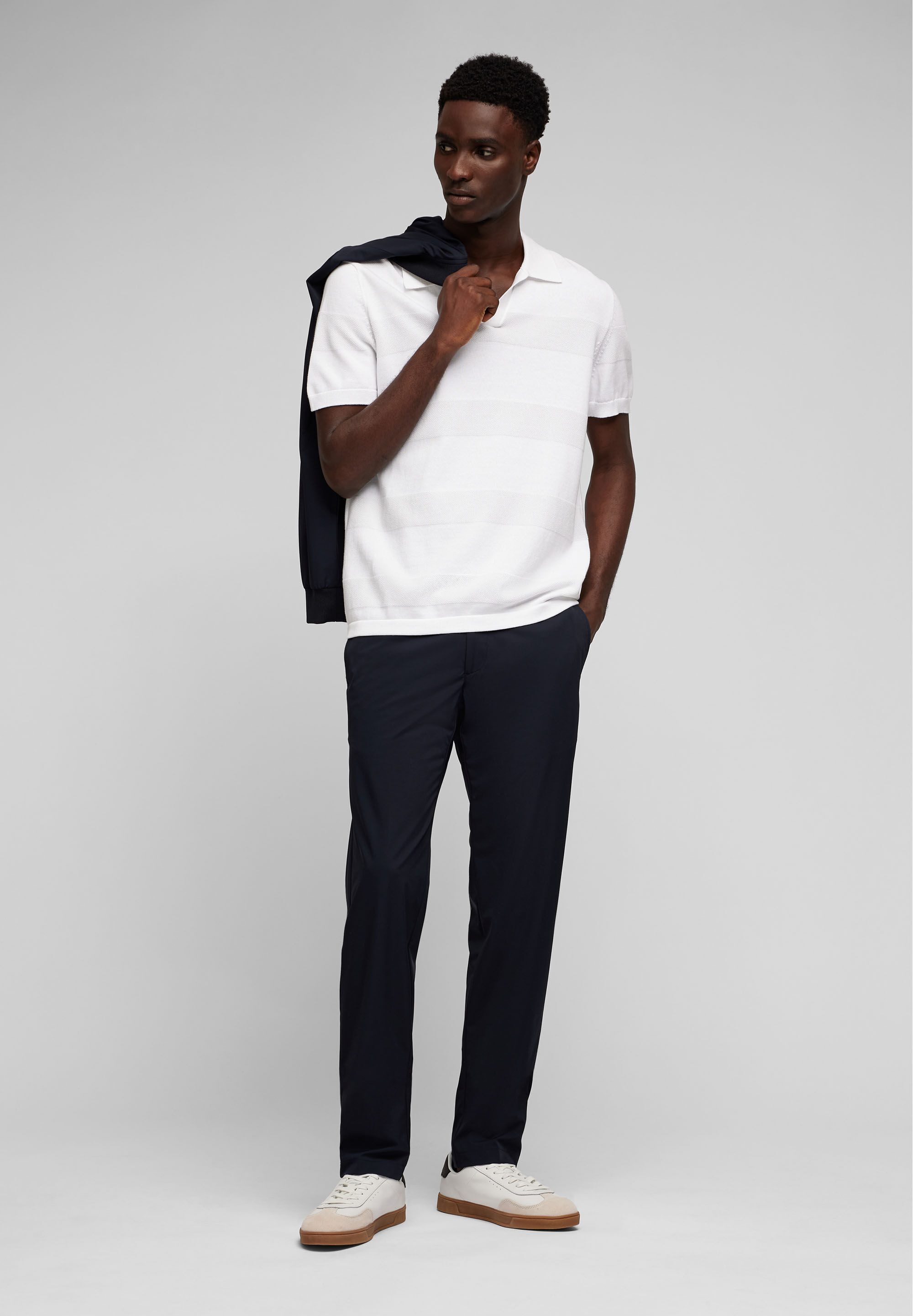 HECHTER PARIS Poloshirt (1-tlg) aus 100% Baumwolle