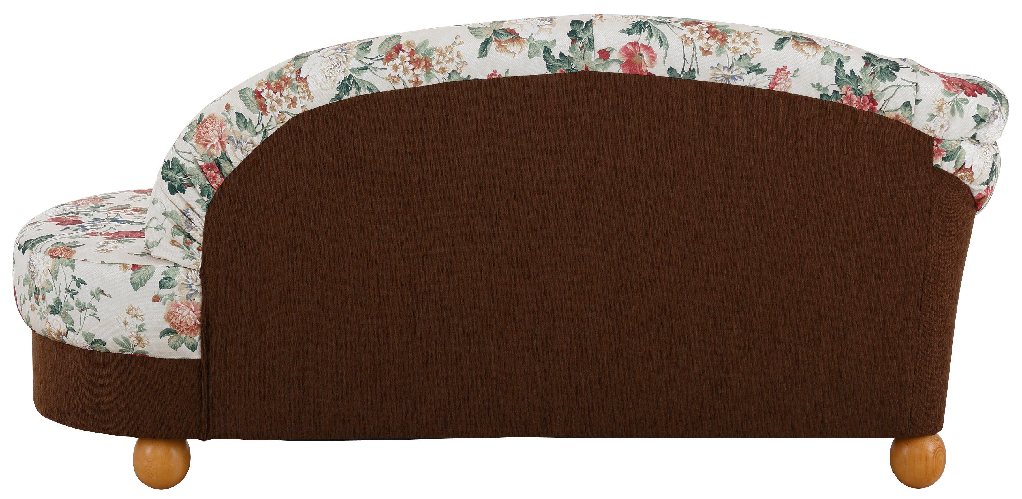 Home affaire Ottomane Milano, bequemes solitär Sofa im Landhaus-Stil, B/T/H 181/79/83cm