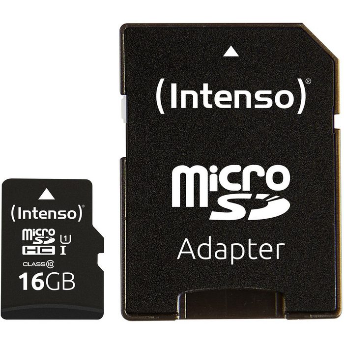 Intenso Premium 16 GB microSDHC UHS-I U1 Class 10 Speicherkarte