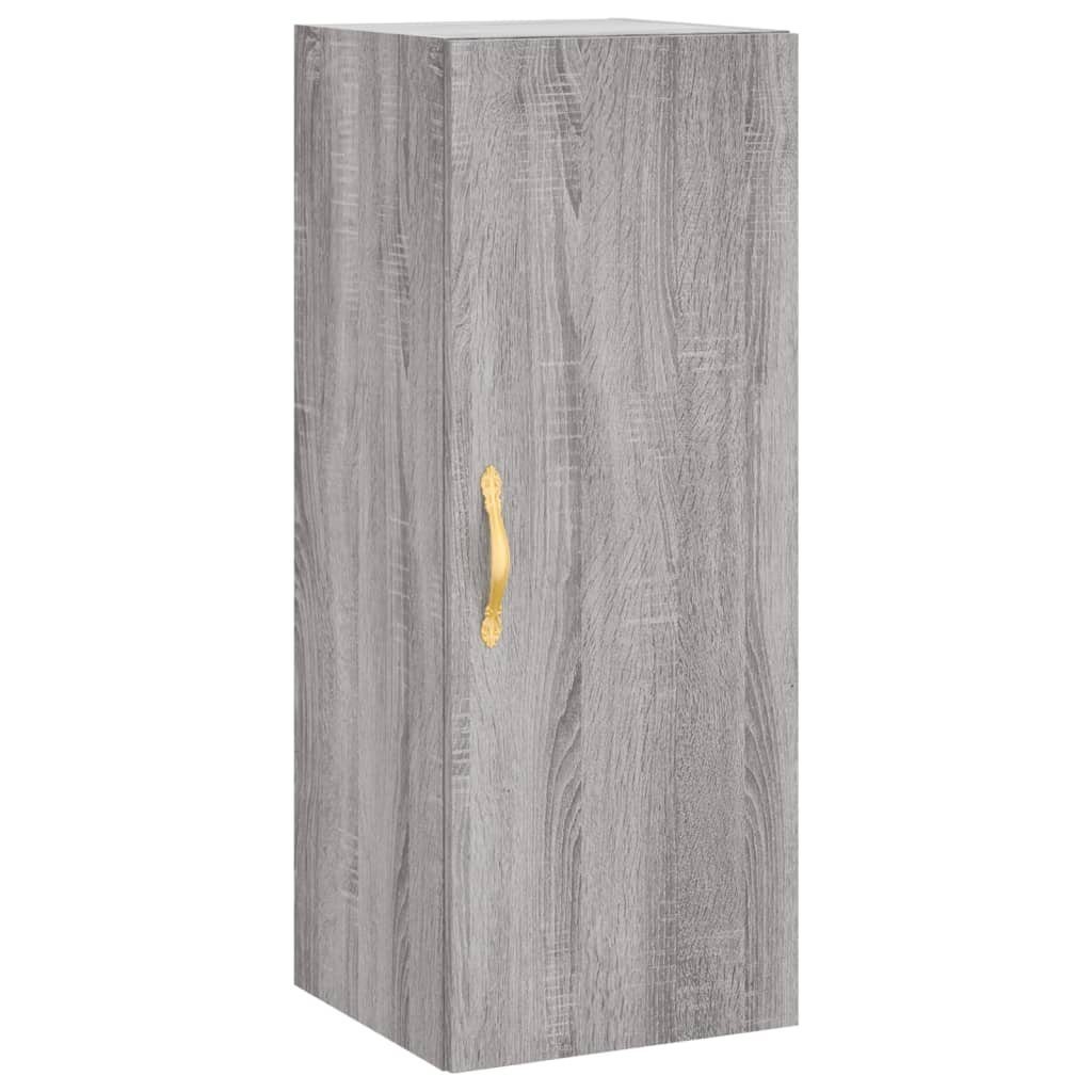 cm (1 Wandschrank St) Sonoma vidaXL Grau Sideboard 34,5x34x90