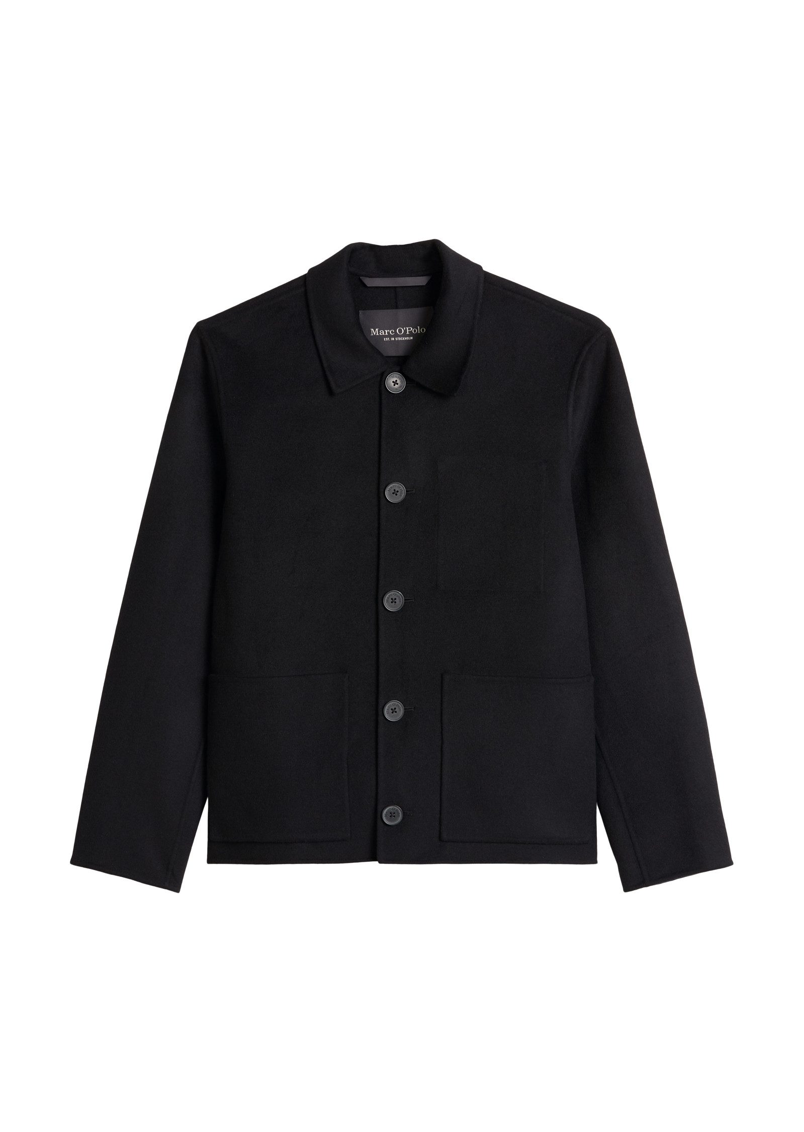 Marc O'Polo Wolljacke regular aus weichem Double Face Wool Blend – Bild 5 von 5