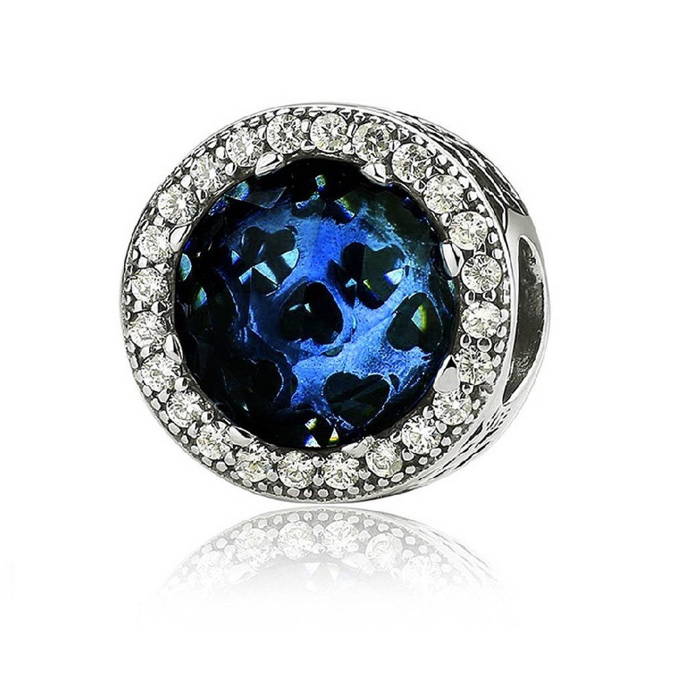 PANDACHARMS Bead Blaue Sonne Charm für Charm Armband, 925er Sterling Silber günstig online kaufen