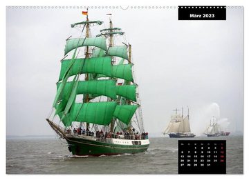 CALVENDO Wandkalender Bitte ein Schiff! (Premium, hochwertiger DIN A2 Wandkalender 2023, Kunstdruck in Hochglanz)