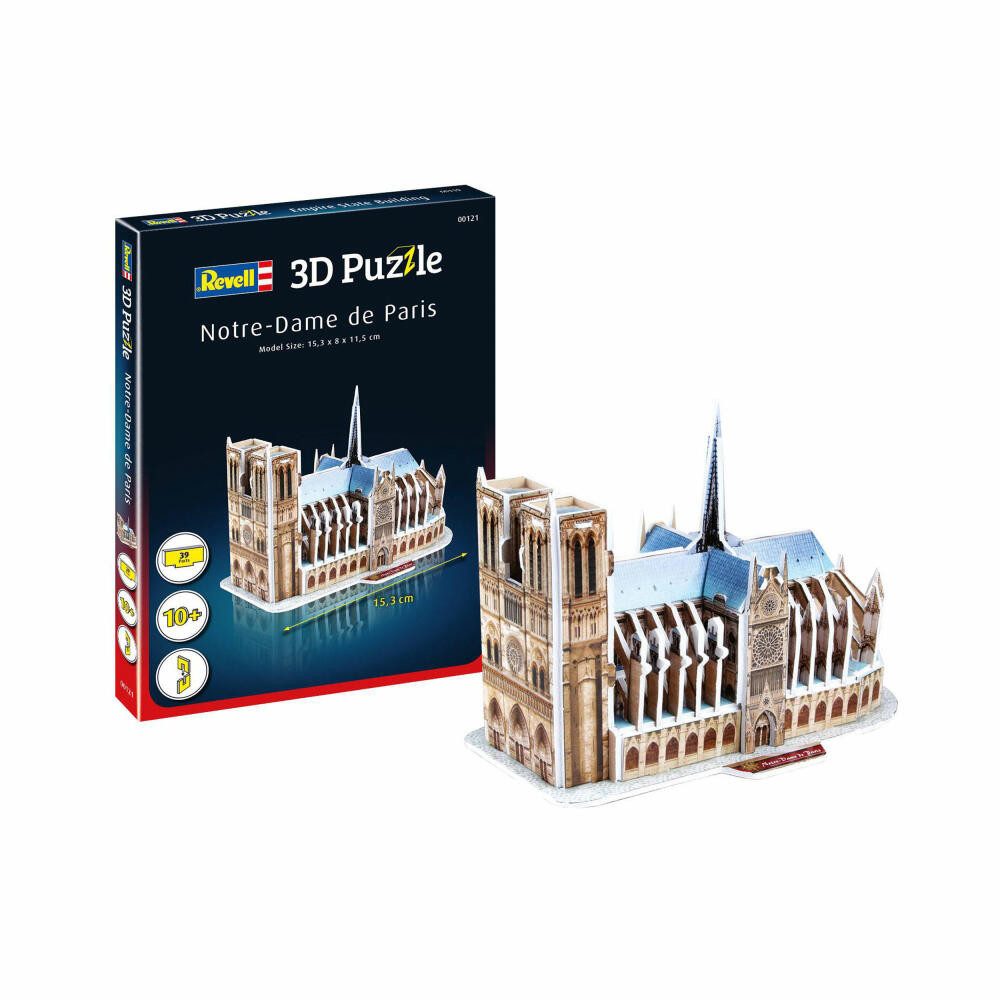 Revell® 3D-Puzzle Notre-Dame de Paris, 39 Puzzleteile