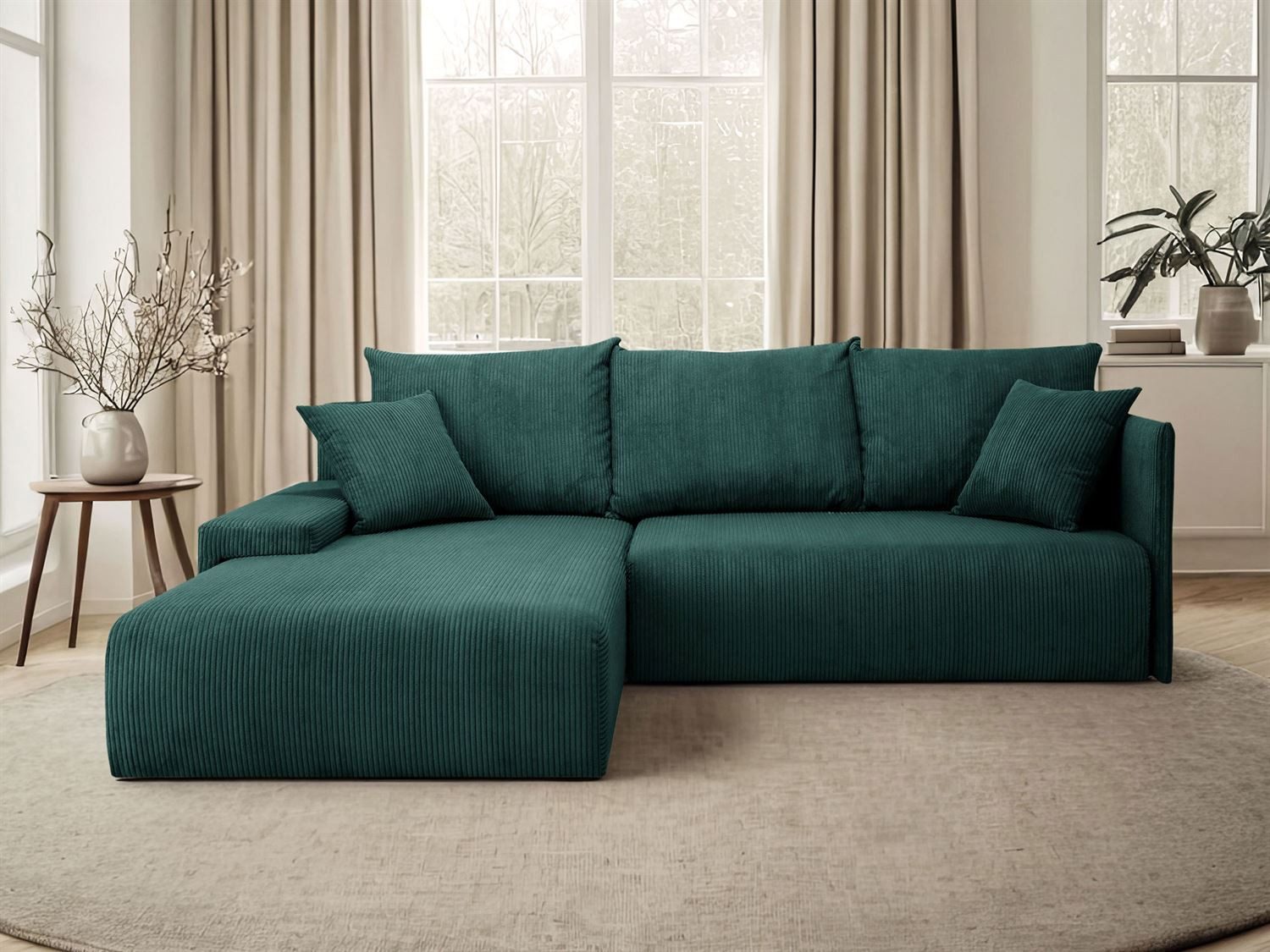 Lookway Ecksofa LAVIO in L-Form mit Schlaffunktion und Bettkasten, 246x188x günstig online kaufen