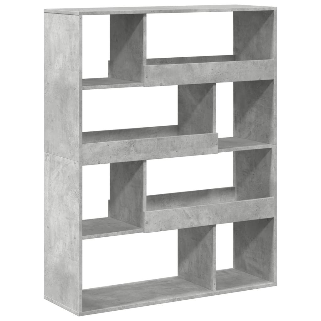 vidaXL Bücherregal Raumteiler Betongrau 100x33x125,5 cm günstig online kaufen