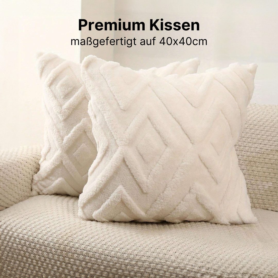 LIVINA HOME Kissenbezug Premium Kissenbezüge, Dekokissen Couchkissen Sofakissen, Kissenhülle, (1 Stück), Kuschelkissen Zierkissen, Kissen Bezug Set, Valentinstag Geschenk