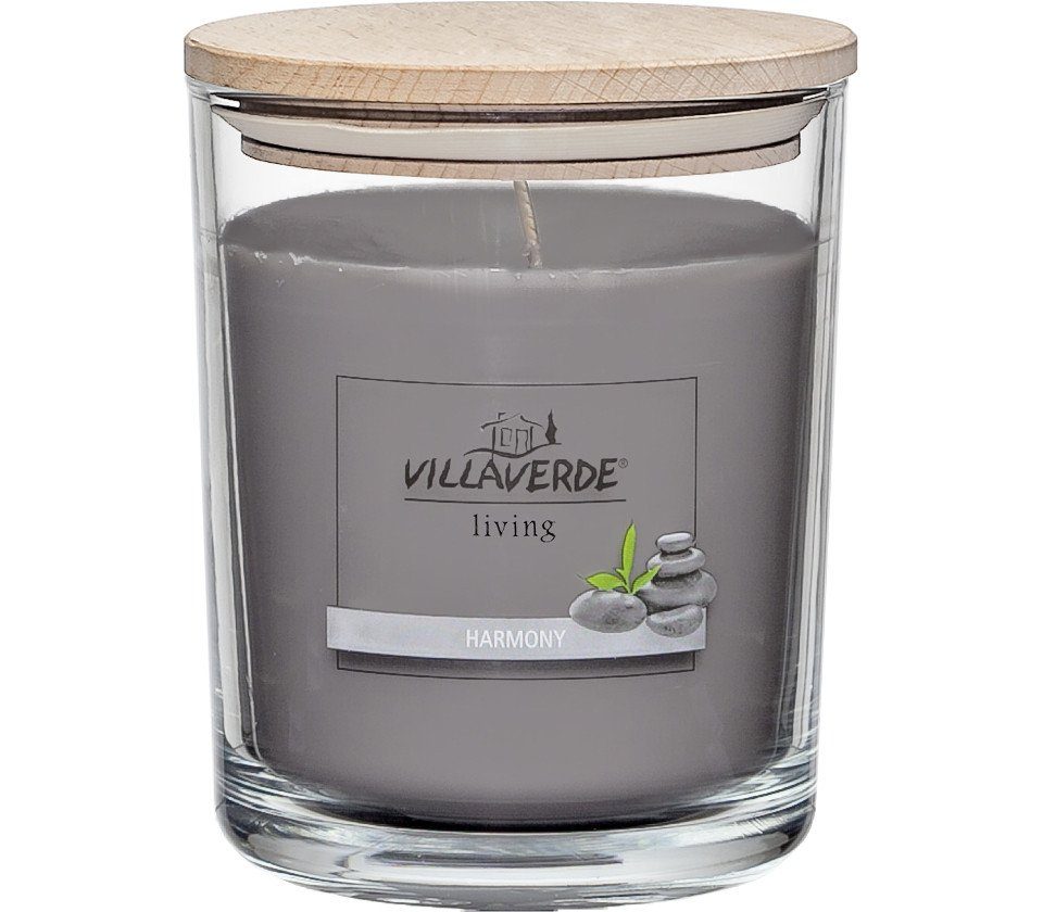 Duftkerze Villa Verde Duftkerze im Glas m. Holzdeckel