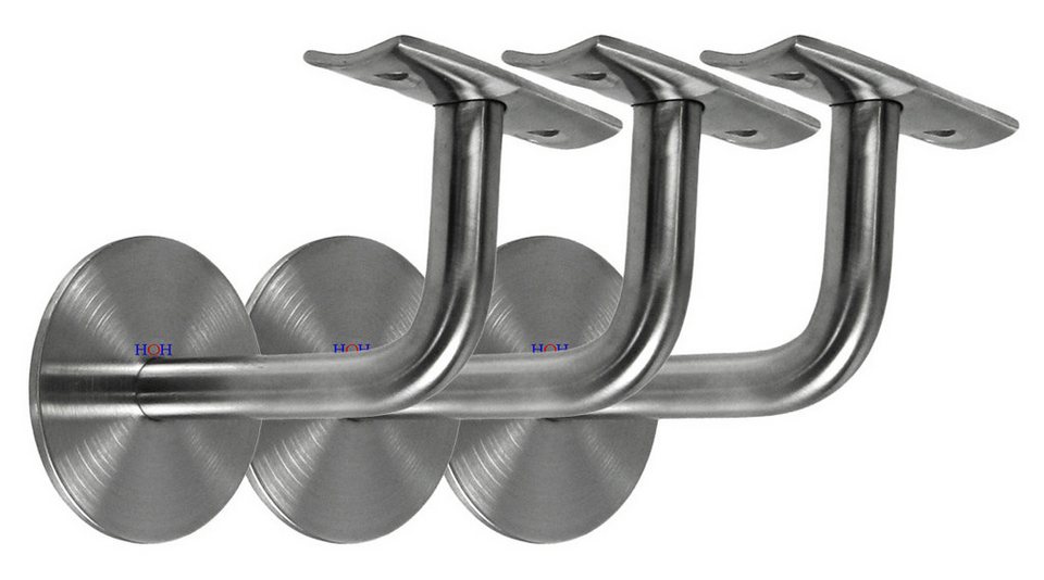 Edelstahl Handlaufhalter mit Kugelring Edelstahl Handlaufhalter mit Kugelring