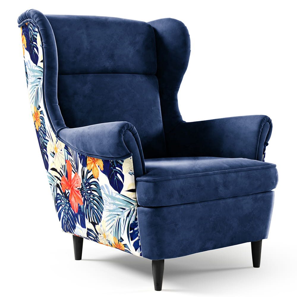 Beautysofa Ohrensessel Havana im skandinavischen Stil (hoher Rückenlehne & modernem Design), 4 trendige Farben zur Auswahl