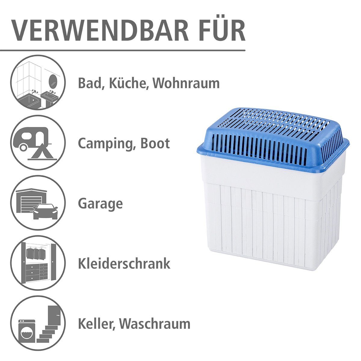 WENKO Luftentfeuchter Feuchtigkeitskiller, für 160 m³ günstig online kaufen