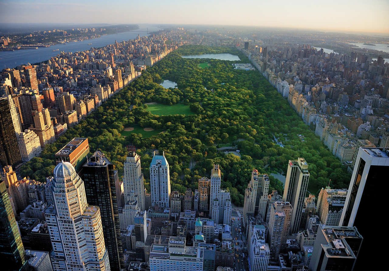 Wallarena Fototapete New York - Mehrfarbig - Modern - Vlies - Wohnzimmer, glatt, 208x146cm