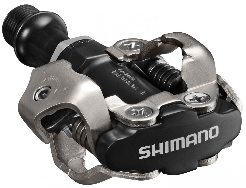 Shimano Klickpedale SHIMANO Pedal PD-M540 Schwarz Pedal - offene Konstruktion für Geländee
