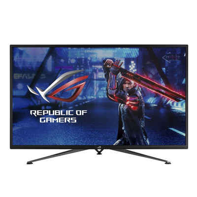 Asus 109,2cm GAMING STRIX XG43UQ HDMI+DP Fsync 120Hz Spk 1ms TFT-Monitor (3840 x 2160 px, 4K Ultra HD, 1 ms Reaktionszeit, 144 Hz, VA, Adaptive-Sync, Lautsprecher, HDCP)