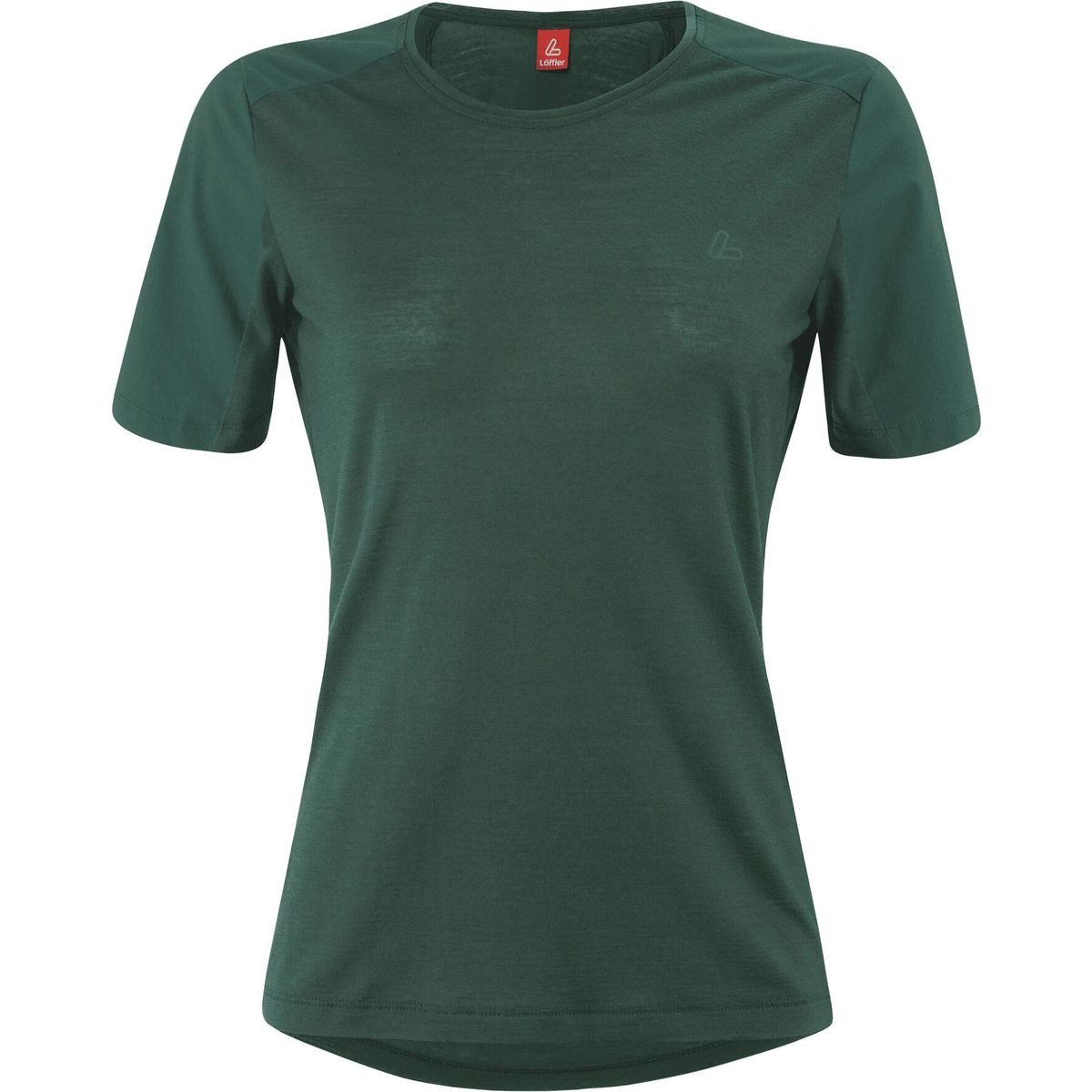 Löffler Radtrikot Women Bike T-shirt Skys Merino Leichtes, atmungsaktives Shirt mit Merinowolle-Mix, ideal für