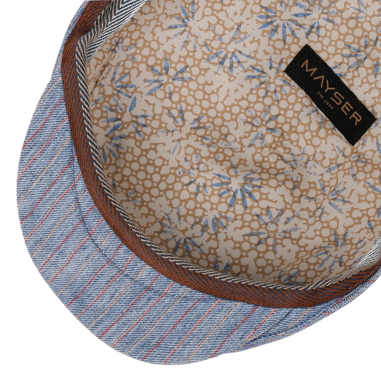 Mayser Flat Cap (1-St) Schirmmütze mit Schirm, Made in the EU