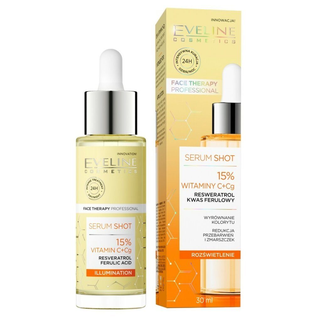 Eveline Cosmetics Tagescreme Face Therapy Professional Serum Shot Illuminating Treatment