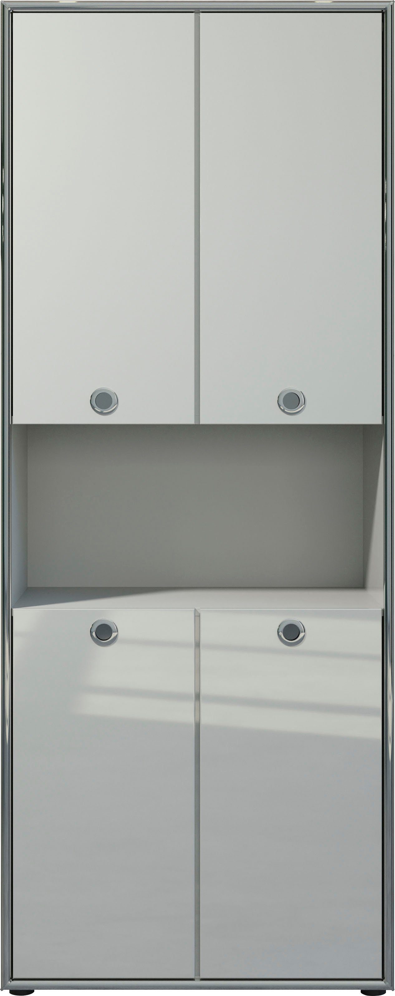 Places of Style Aktenschrank "Imperia", Hochglanzoptik mit eleganter Chromu günstig online kaufen