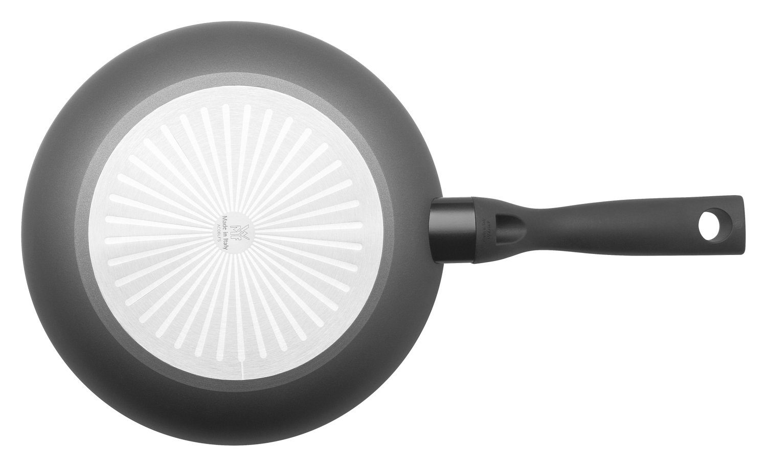 WMF Bratpfanne PERMADUR INSPIRE, Stielpfanne, Schwarz, Aluminium, Antihaftbeschichtet, Backofengeeignet