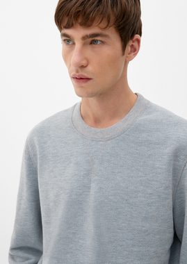 s.Oliver Sweatshirt Sweatshirt aus Baumwollmix Stickerei, Logo