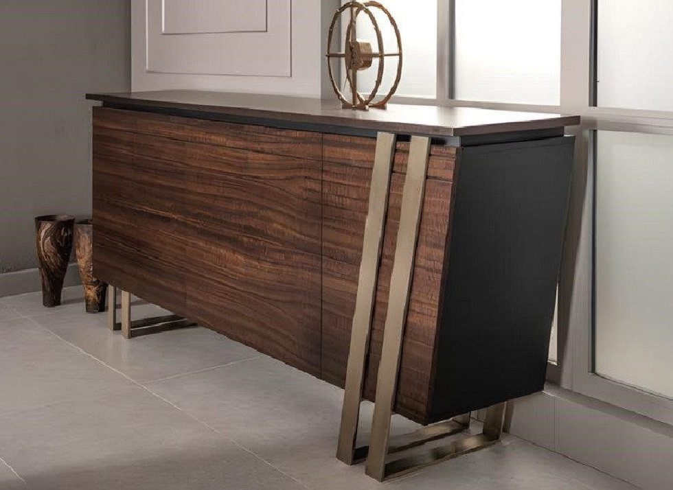 Xlmoebel Kommode Neues Holz-Büromöbel-Ensemble: Sideboard, Kommode, Schrank, Konsole (Konsole), Hergestellt in Europa