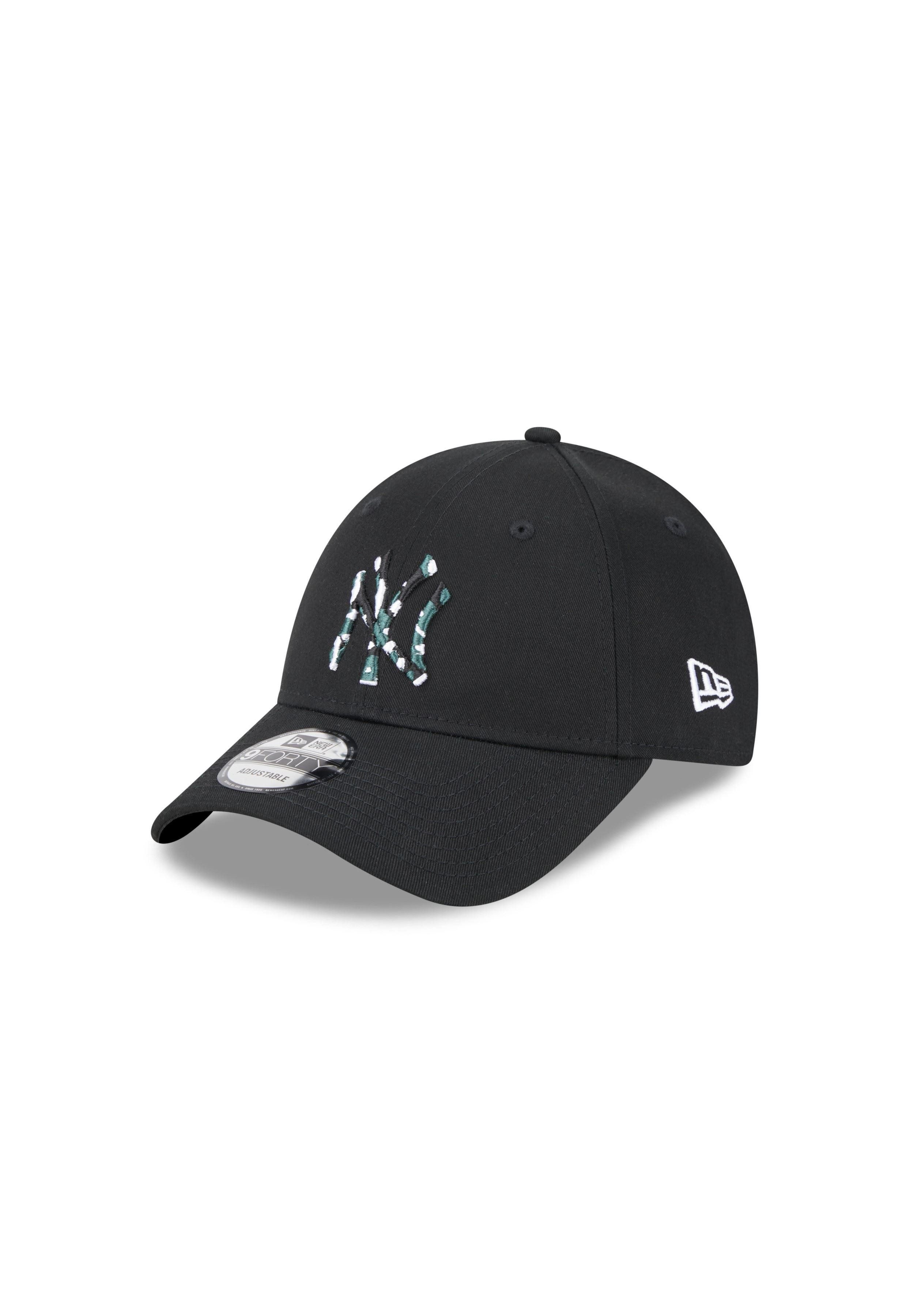 Baseball Cap New York Yankees MLB Seasonal Infill Schwarz Verstellbare 9Forty Cap N