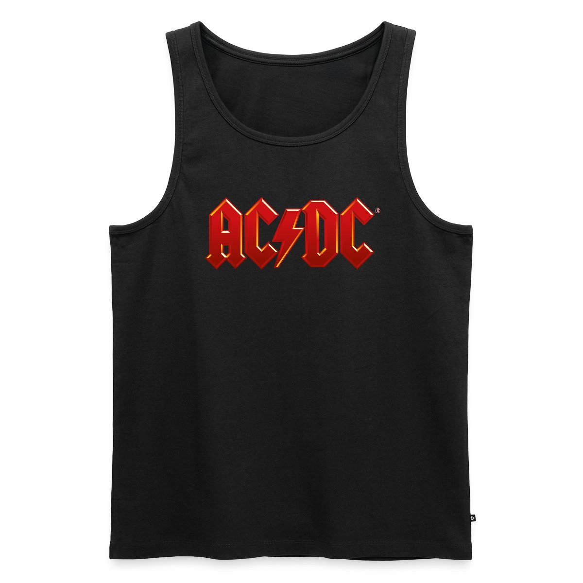 T-Shirt AC/DC Klassisches Logo Mit Blitz Männer Premium Tank Top