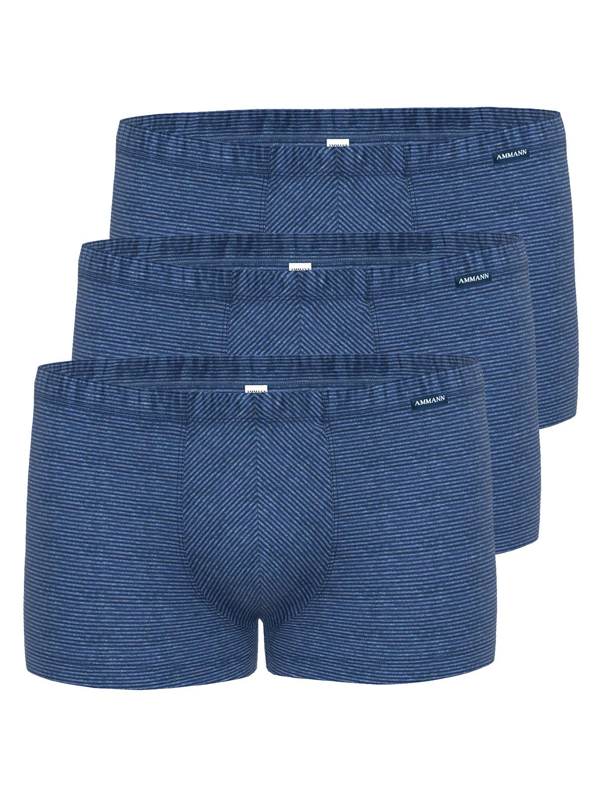 Boxershorts 3er Pack Retro Short Day Modern / Jeans