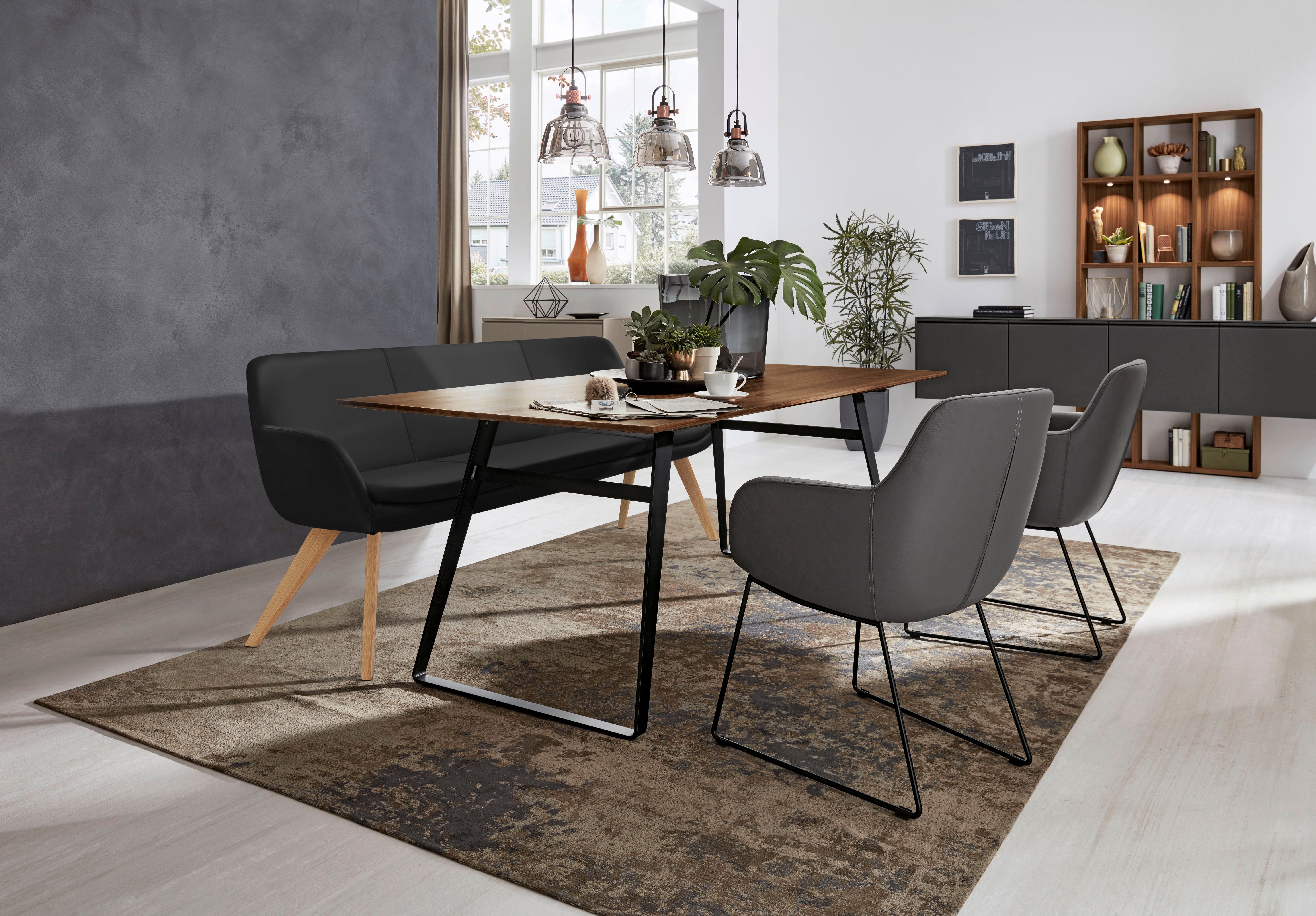 Musterring Essbank Tavia, Stativgestell aus Eiche bianco massiv, Breite 180, 200 oder 220 cm