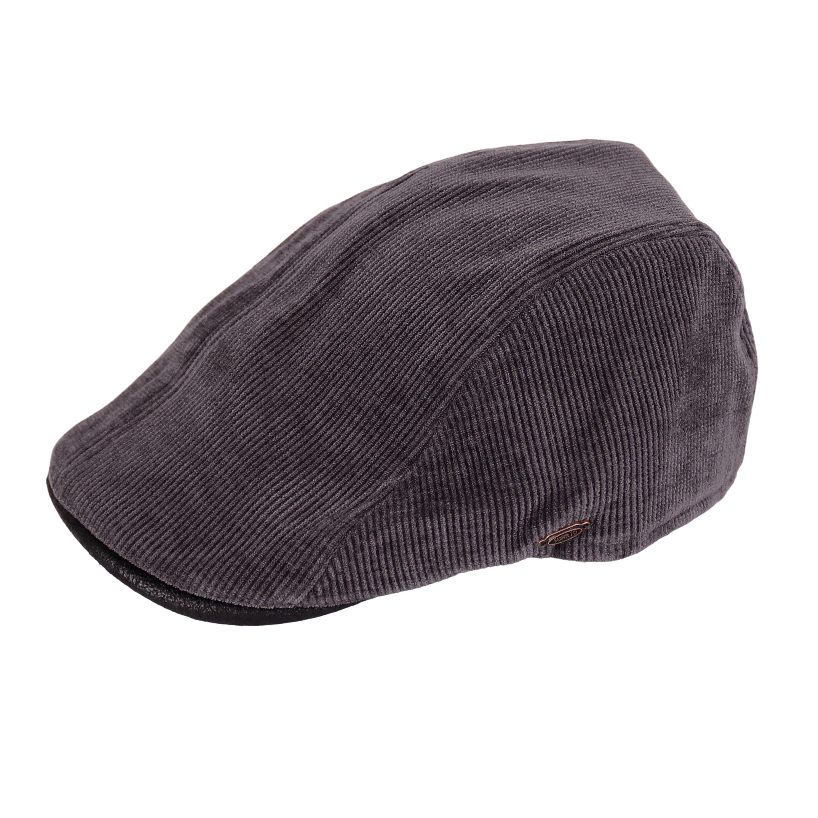 MIRROSI Schiebermütze Herren mit Shirm, gefütterte Flatcap ideal für Herbst Winter