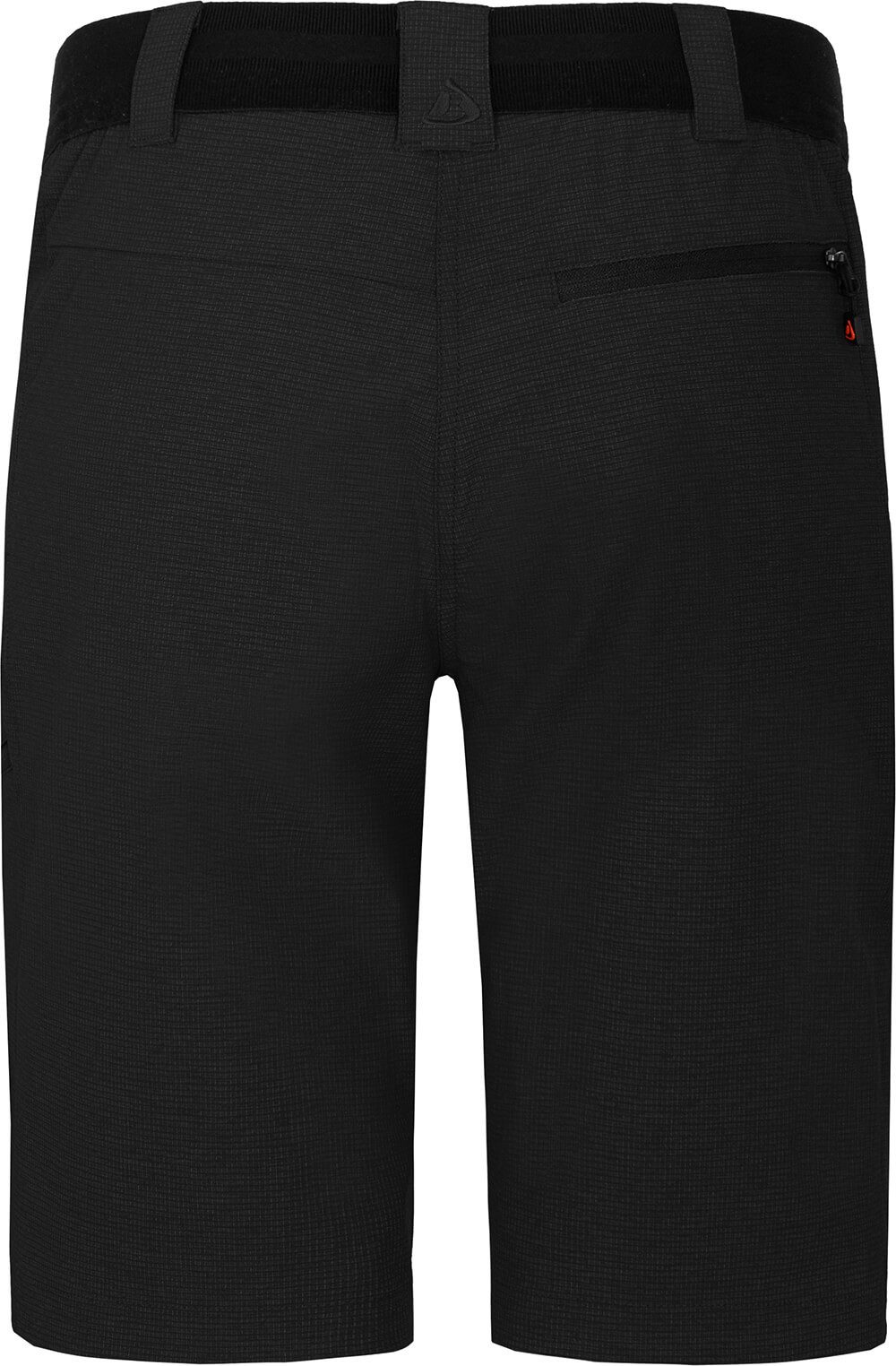 Bergson Outdoorhose PORI Bermuda Damen Wandershorts, robust, elastisch, Normalgrößen, schwarz