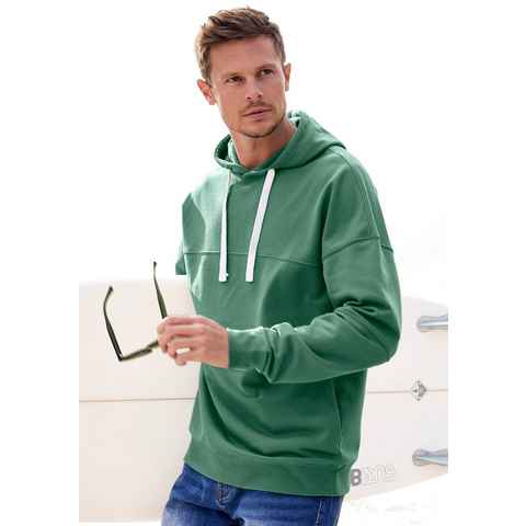 H.I.S Hoodie Langarm Sweater mit Kapuze, aus Baumwollmischung