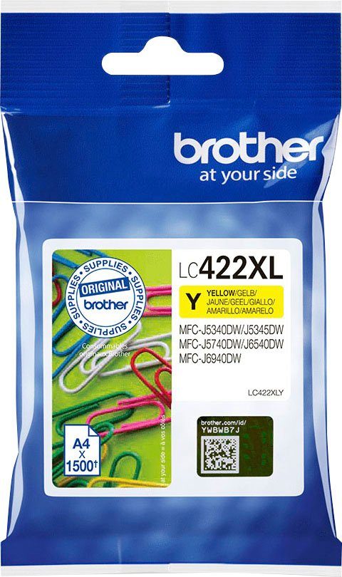 Brother LC-422XLY Tintenpatrone (1-tlg) gelb | Tintenpatronen