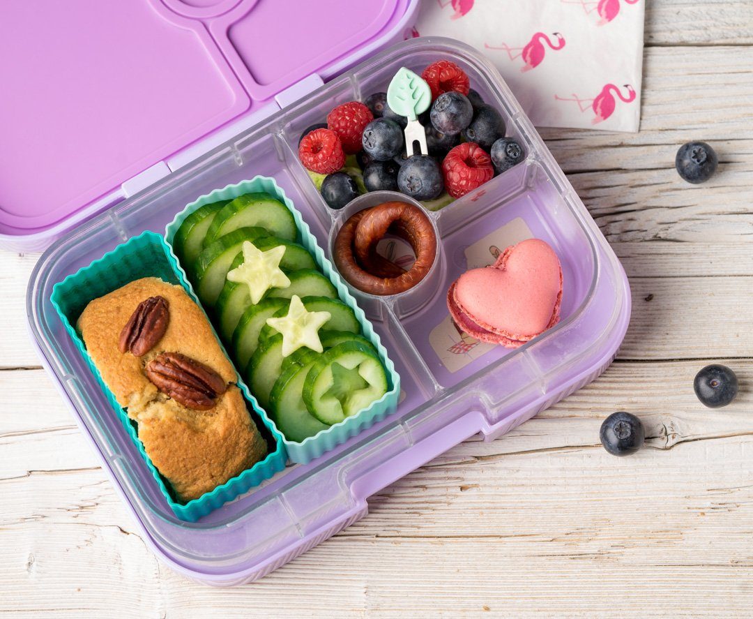 LEKKABOX Partyspieße Bento Food Picks, 4er Set (Gartenzauber) - Fingerfood Spieße Piekser, Extra klein – passen auch in die Brotdose – Bild 2 von 5