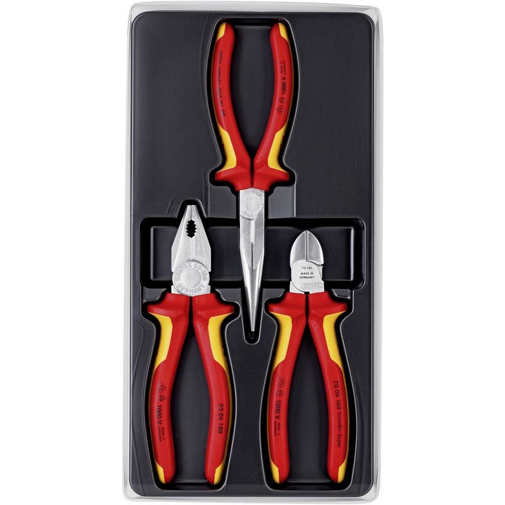 Knipex Zangenset VDE-Zangenset 3tlg 00 20 12