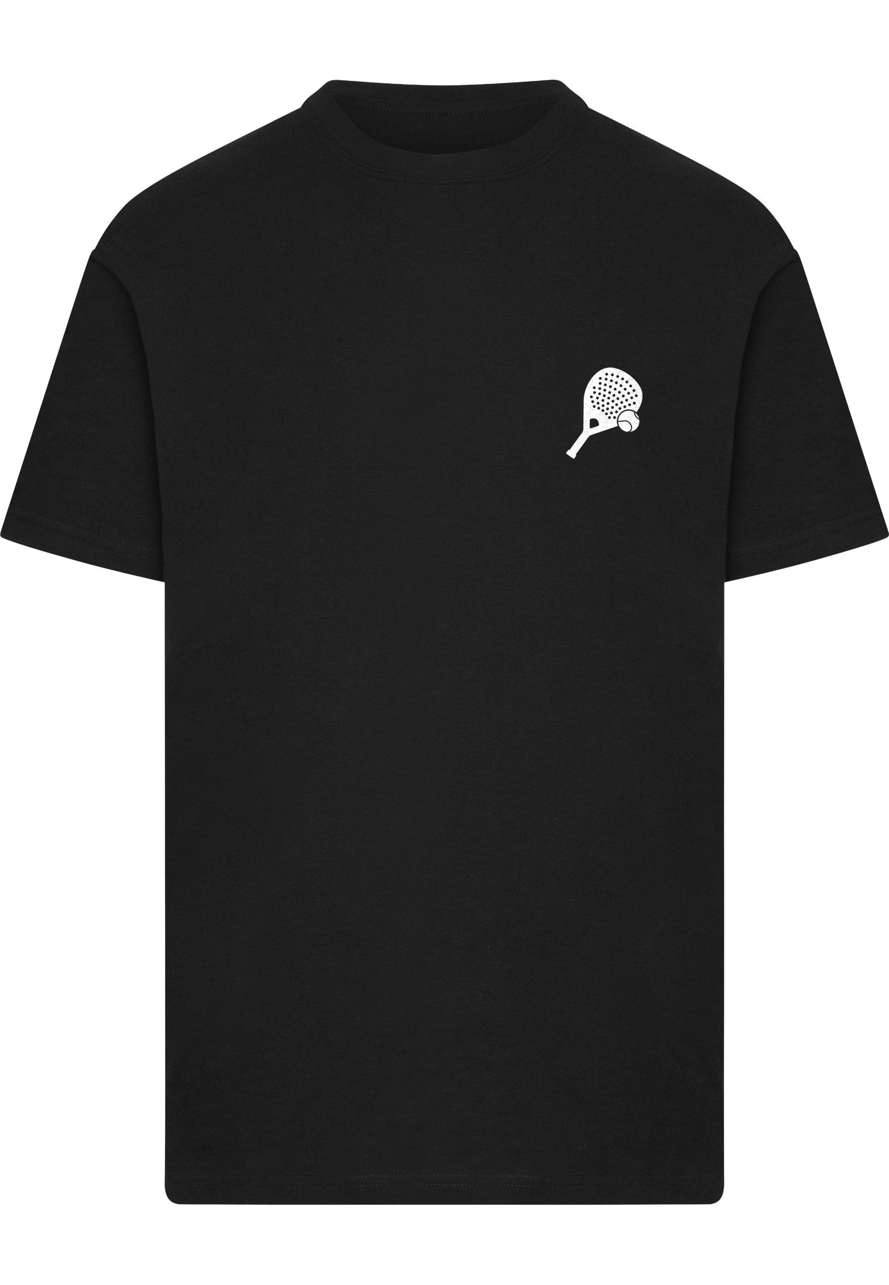 MisterTee T-Shirt MisterTee Padel Society Pro Player Padel Club Tee (1-tlg)