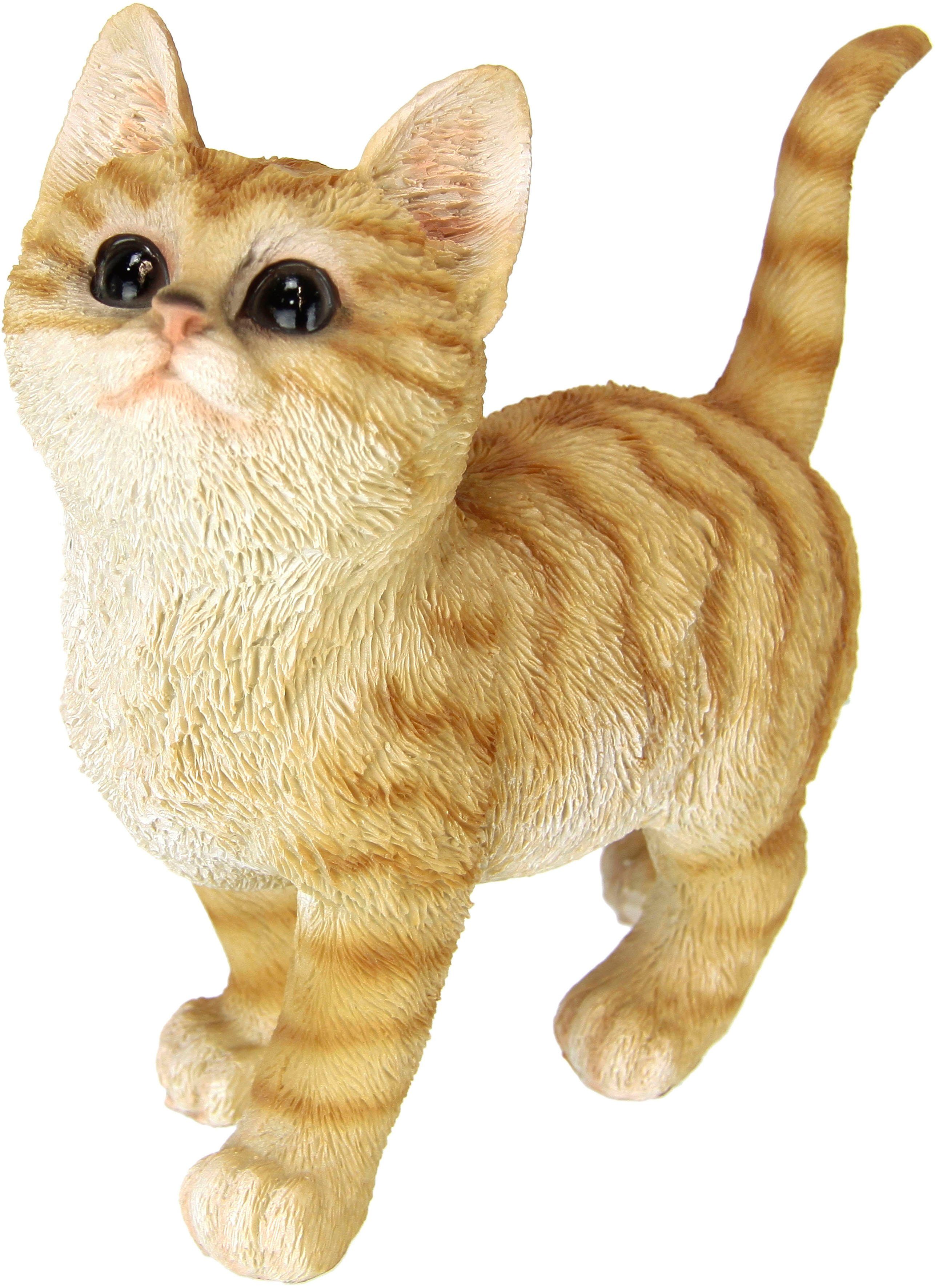 beliebte Wahl Katze, Katzenfigur, getigerte Dekofigur I.GE.A. Tierfigur