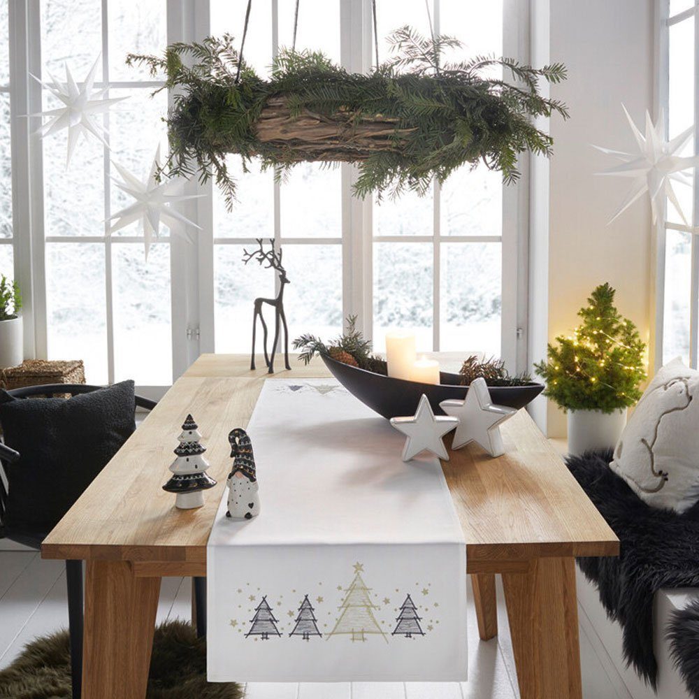 Home-trends24.de Dekofigur Hirsch Deko Figur Schwarz Groß Figuren Herbst Wi günstig online kaufen