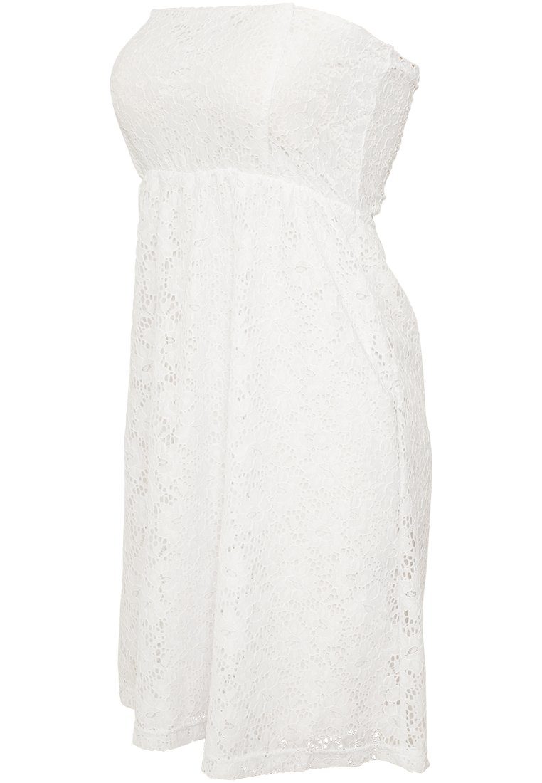 URBAN Damen Ladies Laces (1-tlg) Jerseykleid white CLASSICS Dress