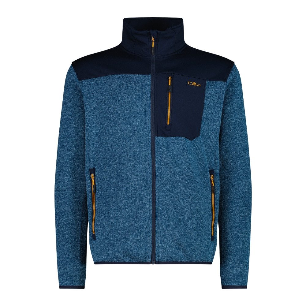 Outdoorjacke CMP Fleecejacke in Knit Tech Jacquard für Herren