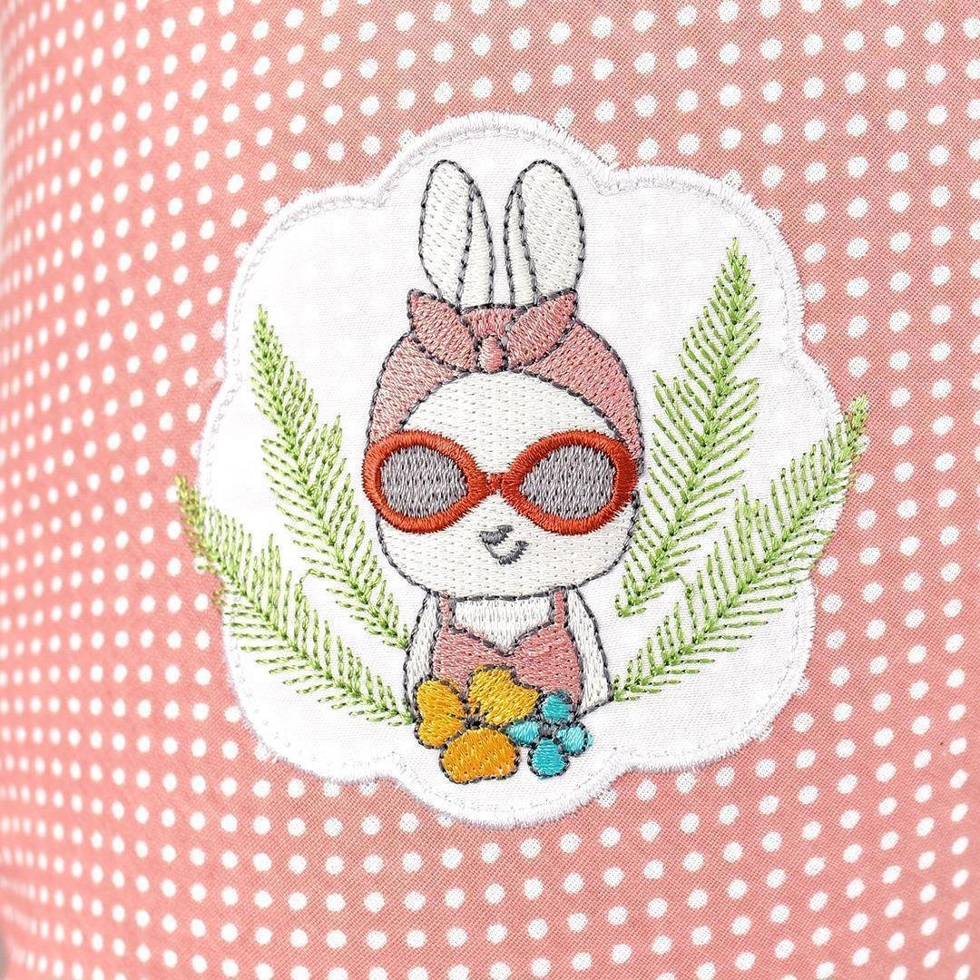 100% Ersatzbezug für Stillkissenbezüge Sonnenbrille Sei Design Design, SEI Baumwolle Hase 170x30 cm, Bezug Stillkissen