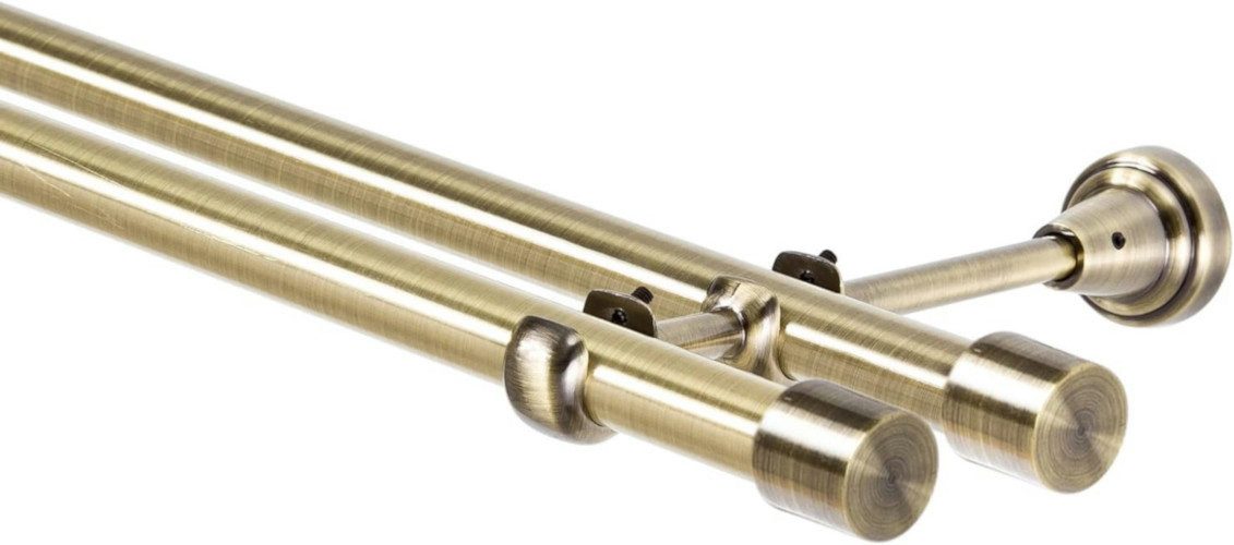MDEKOR Gardinenstange Vorhangstange 19mm, 2-läufig, kürzbar, günstig online kaufen