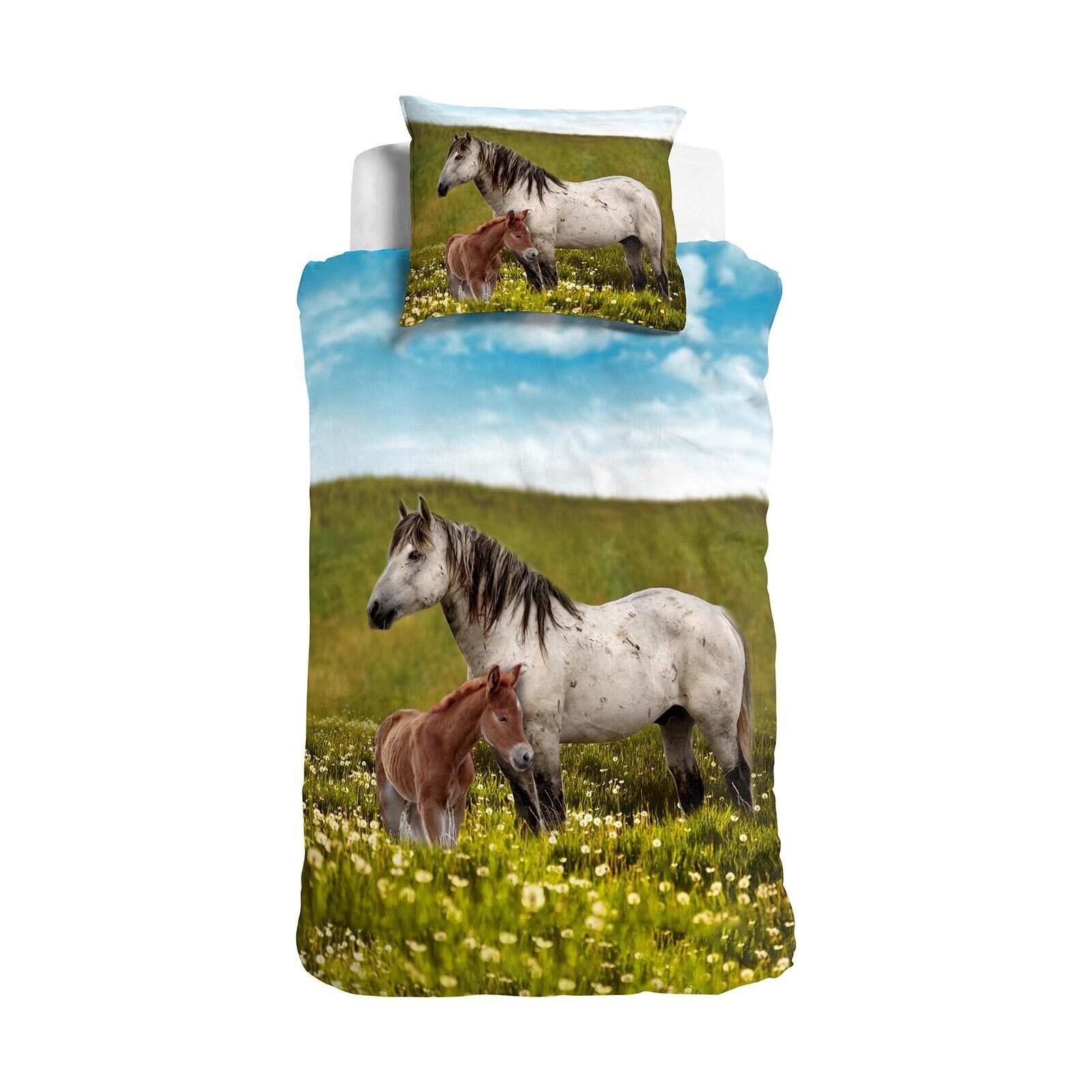 TRAUMSCHLAF Bettwäsche Pferde Ponny, Renforce, 2 teilig günstig online kaufen