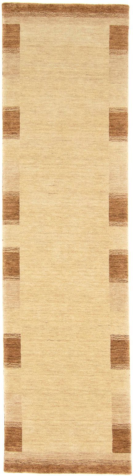 Wollteppich Gabbeh Teppich handgewebt beige, morgenland, rechteckig, Höhe: 8 mm, Kurzflor