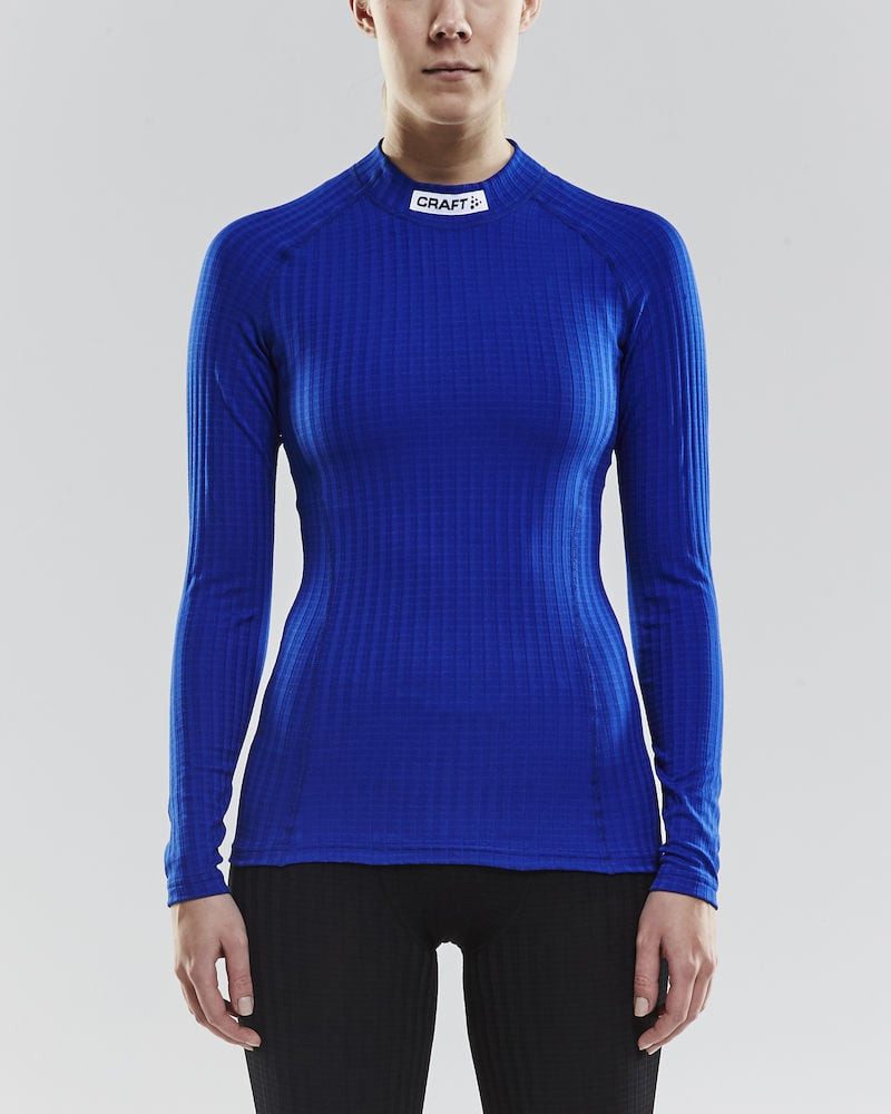 Craft Langarmshirt Progress CN Funktionsunterwäsche cobaltblau Damen